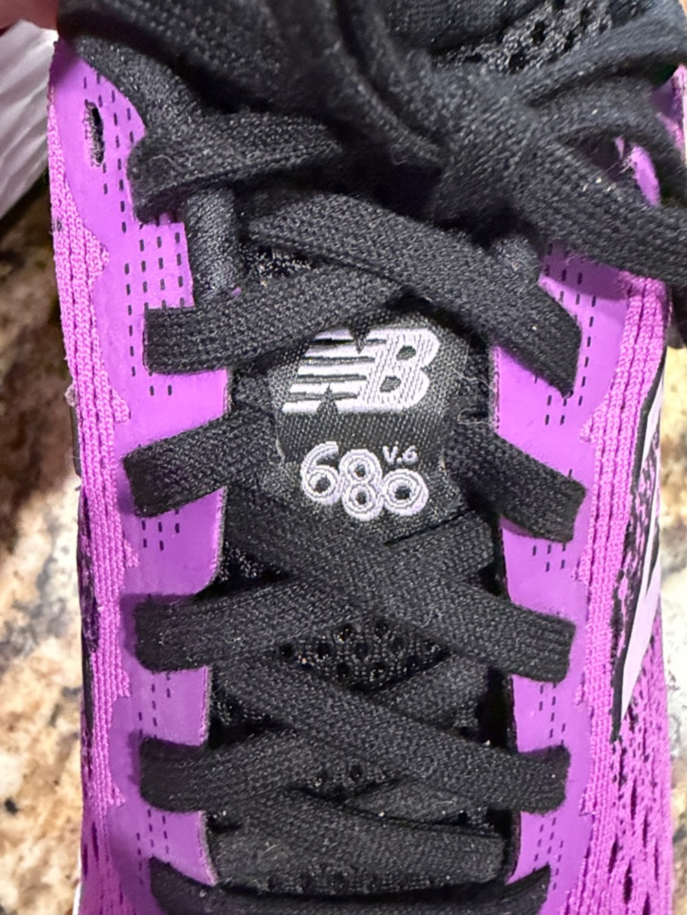 New Balance Women's Vibrant Purple & Black Running Sneakers - Picture 6 of 6